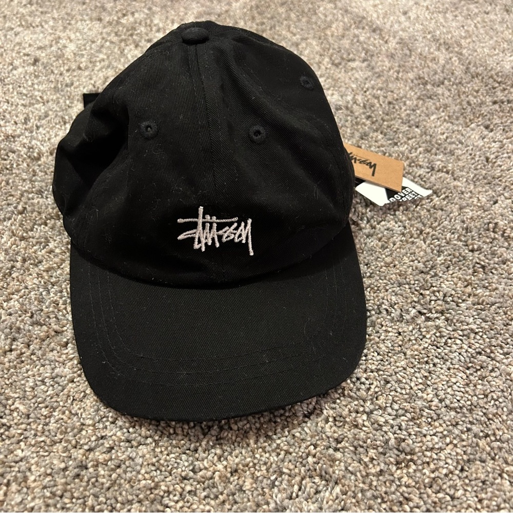 Stussy black low pro cap BRAND NEW